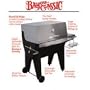 Bayou Classic Combined Stainless Steel and Black Steel Charcoal Grill
