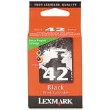 Genuine NEW Lexmark 18Y0142 #42 Black Ink Return Program Cartridge