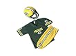 Green Bay Packers Youth NFL Team Helmet and Uniform Set
