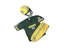 Green Bay Packers Youth NFL Team Helmet and Uniform Set