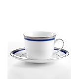 Charter Club Blue Buffet Cup and Saucer by Charter Club