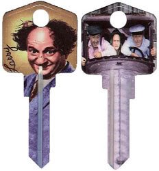 The Three Stooges Larry Kwikset KW House Key