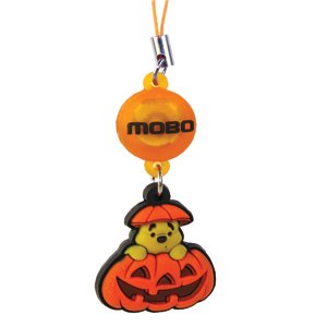 Halloween Winnie the Pooh Pumpkin Cell phone Charm Y30380