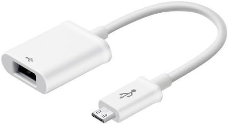 LG G Pad 7.0 Tablet OTG Micro-USB 2.0 to USB Adapter Connection Kit! (White)