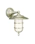 Hudson Valley Rockford 2901-AN Solid Brass 1LT 100w (12"H x 9"W) Outdoor Wall Light in Satin Nickel