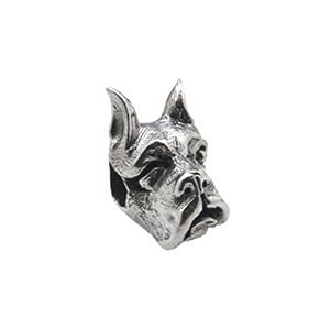 Buy Zable(tm) Sterling Silver Boxer Dog Face Bead Charm by Finejewelers
