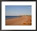 A Beautiful Summer Day on an Empty Beach by the Ocean, Prince Edward Island, Canada Framed Art Poster Print by Taylor S. Kennedy, 22x18