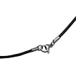2.5mm Leather Stainless Steel Cord Necklace