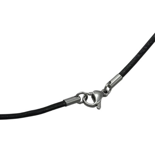 Image #1 of 2.5mm Leather Stainless