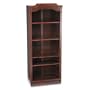 DMi Governor�s Series Open Bookcase, 5 Shelves, 30w x 14d x 74h, Mahogany