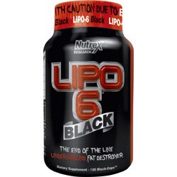lipo 6 black 120ct bottle