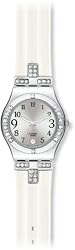swatch Women's YLS430 Quartz Silver Dial Stainless Steel Watch