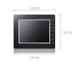 Samsung SPF-85H 8-Inch Digital Photo Frame UbiSync USB Mini-PC Monitor w/1GB Internal Memory (Black)