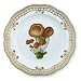 Royal Copenhagen Flora Danica - Fungi Collection Plate w/ Perforated Border 11 1/2 in. - Brick Tuft/