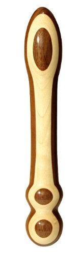 Holzdildo Furud in Ahorn/Nuss, lackiert