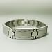 Cross Link Stainless Steel Men's Bracelet Men's ID Bracelet with Gift Box JB1004