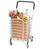 Polder STO-3022-92 Superlight Shopping Cart, Aluminum