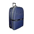M - Trolley-Koffer 55cm 40/52 Liter, Dehnfalte * Blau * + Sporttasche
