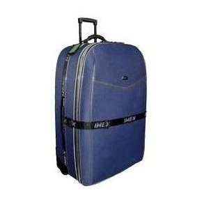 M – Trolley-Koffer 55cm 40/52 Liter, Dehnfalte * Blau * + Sporttasche Reviews