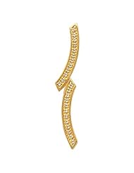 18K Yellow Gold Diamond Pendant - 0.24 Ct. -- LIFETIME WARRANTY