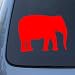 ELEPHANT - African Animal - Vinyl Car Decal Sticker #1703 | Vinyl Color: Red