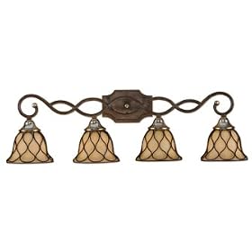 Edessa, 4-Lt Vanity Strip Bath-Vanity Lights Lighting Fixtures 22839 By Uttermost by Uttermost