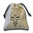 Q-Workshop: Skull Dice Bag in Linen