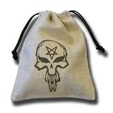 Q-Workshop: Skull Dice Bag in Linen