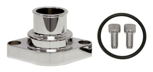 Chevy Small Block/Big Block Aluminum Straight Water Neck - Chrome