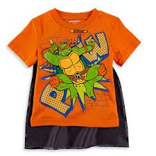 Teenage Mutant Ninja Turtles Little Boys' Tmnt Cape T-shirt