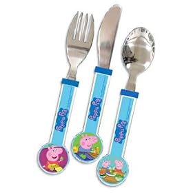 Peppa Pig Cutlery - Children's 3pc Gift Set