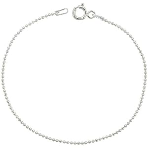 sterling silver pallini bead ball chain