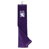 Northwestern Wildcats Embroidered Tri-Fold Towel
