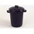 Curver 4124 Dustbin & Clip Lid Black 70L