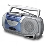 COBY CX-144 Portable AM/FM Cassette Player/Recorder