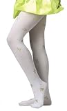 Girls Snow White Sparkle Tights - Child Medium
