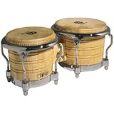 LP201AX2 Generation II Bongos (Natural Finish with Chrome Comfort Curve Rims)