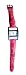 Coach Silver Rectagular Watch Pink Genuine Crocodile Straps