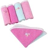 Gerber 6-Pack Woven Washcloth - Girls