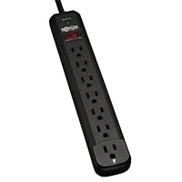 Tripp Lite TLP712B 7-Outlet Surge Protector Black (1080 Joules, 12ft. Cord)