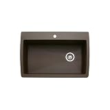 Blanco BL440192 BlancoDiamond Super Single Bowl, Cafe Brown