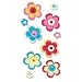 Jolees Jolee's Boutique Le Grande Dimensional Stickers, Felt Summer Flowers