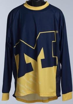 Adrenaline Promotions Michigan Cycling Jersey, Blue/Yellow, XXX-Large On Sale