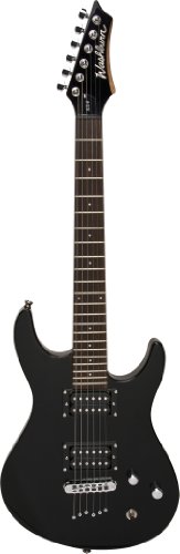 Washburn RX Series RX6B Electric Guitar, Double Cut Bolt, Black