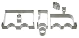 from Lets Make Lets Make Kitchen Craft 7-Piece Cookie Cutter Set, Train Model KCLMTRAINJIG