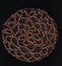 Cinnamon Brown Hair Net Crocheted Hair Bun Cover- LARGE