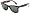 Black Buttons Frame/Green Lens