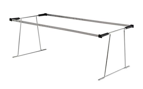 Office Depot® - File Folders - Metal File Frame - 12" H - 25.87" x 9.87" x 1.25" - Silver