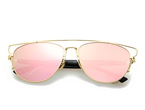 Gamt retro vintage mirrored aviator sunglasses metal fr…