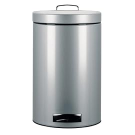 brabantia ペダルビン 12L メタリックグレイ